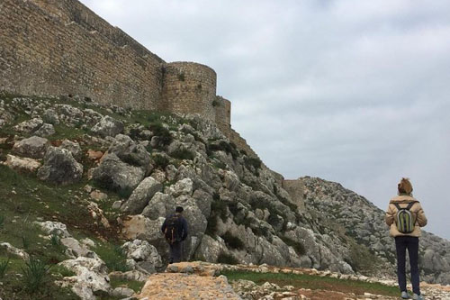 Roman fortress ruins Hiking